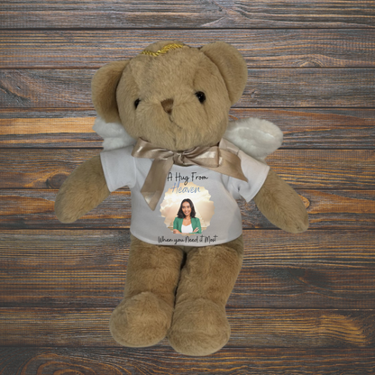 Memorial Angel Wing Teddy Bear - A Hug from Heaven