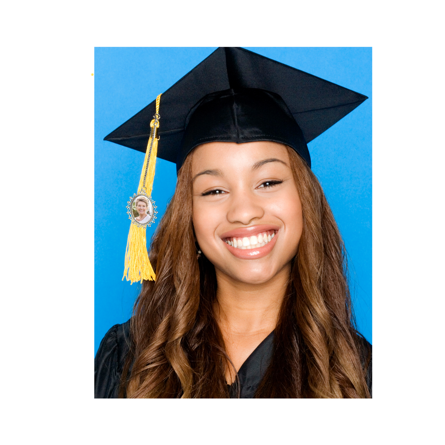 Memorial Graduation Photo Charm: Custom Tassel Keepsake