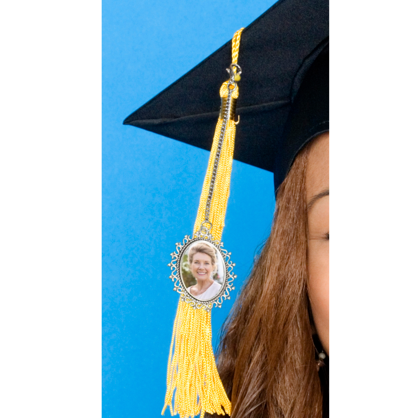 Memorial Graduation Photo Charm: Custom Tassel Keepsake